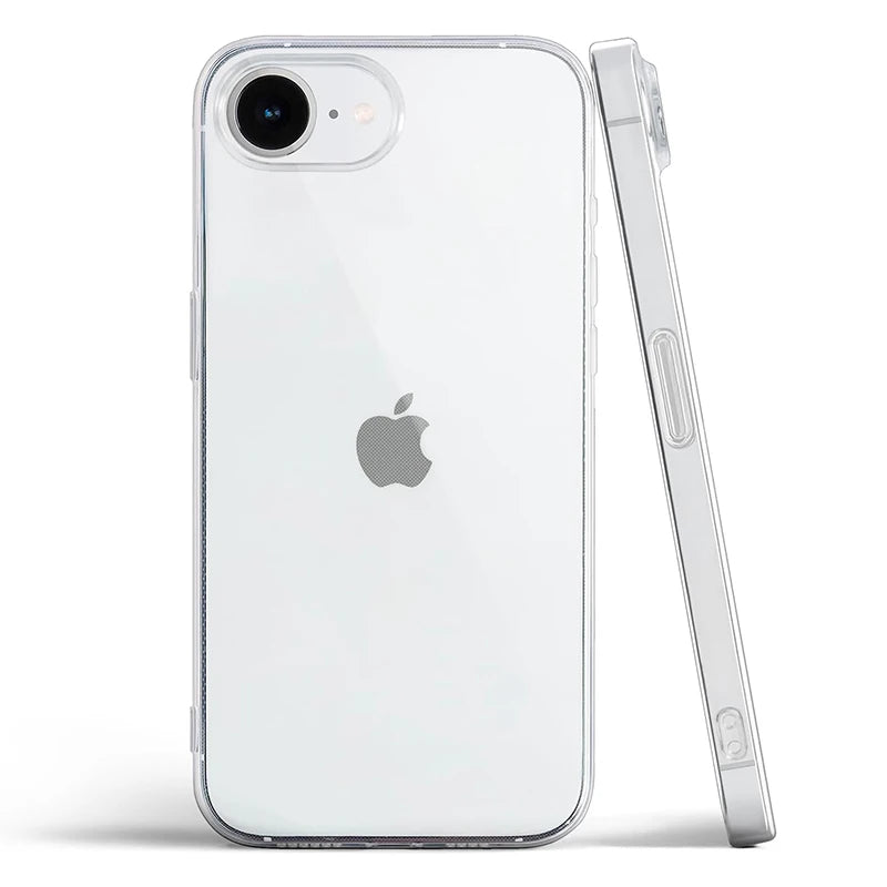 17E Ultra Thin Crystal Soft Case For iPhone 17 Air 17E 16 16e 15 14 Plus 13 12 Mini 11 Pro Max Clear Silicone Back Cover Shell