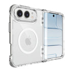 High Clear Magnetic Phone Case For iPhone Duo IPhone Duo 18 Ultra For Magsafe Wireless Charging Folding Bumper Hinge Cover