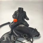 Halloween Headless Horseman Pet Costume Small Cat Dog Outfit Pumpkin Doll Cloak Party Cosplay Clothes Holiday Decoration