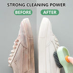 1/2/4PCS Shoe Washing Machine Bag with Liquid Shoe Brush Set Durable Laundry Shoe Bag and Soft Bristle Clean Brush for All Shoes