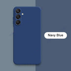 Original Square Liquid Silicone Phone Case for Samsung Galaxy A26 A36 A56 5G 360 Soft Protective Anti-drop Shockproof Back Cover