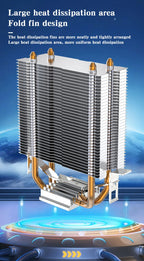 CPU Air Cooler X79 X99 3Pin/4Pin PWM Processor Cooling Fan For Intel LGA 1366 1151 1155 1200 1700 2011 AMD AM3 AM4 AM5