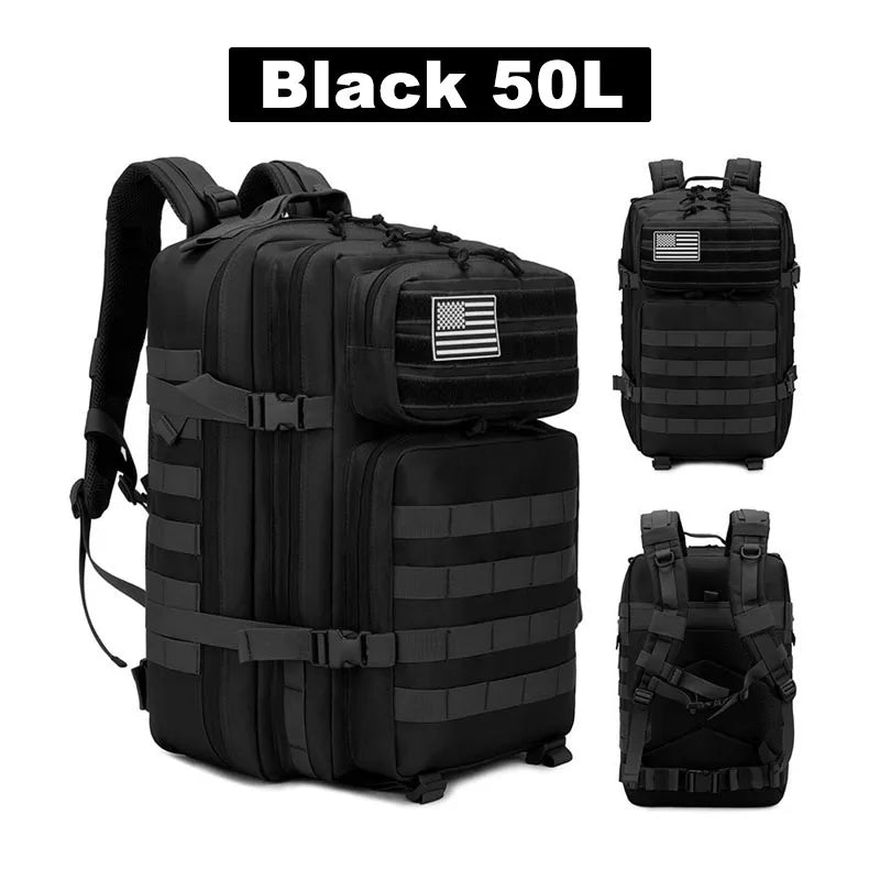 50L Tactical Waterproof Backpack