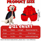 Halloween Pet Costumes Cute Cosplay Vampire Cloak for Small Dog Cat Kitten Puppy Dress Kawaii Pet Clothes Cat Accessoties
