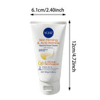 [Hydrating Firming Cream] Reduces Fine Lines and Wrinkles, Neck and Face Firming Cream - Contains Coenzyme Q10, Creatine, and Vitamin B5, Suitable for All Skin Types, Moisturizing and Firming, 80g