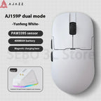 AJAZZ AJ159 APEX Mouse Tri Mode Wireless 8K PAW3950 Sensor Low Latency Gaming Mouse Charge Base Customize Lightweight Pc Gamer