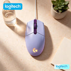 g102 Logitech G102/g203/g402 Logitech G102 Wired Gaming Mouse, Adjustable 200-8000 DPI, Comfort Grip, RGB Backlit for PC Laptops
