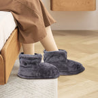 Heated Boots Heated Slippers Heating Pad Boots 1 Pair Thick Easy To Wear Fast Heating 5 Level Temperature for Office