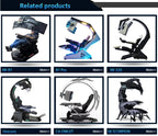 Cluvens Ergonomic Fully Recliner Office Chair Cockpit for 3 or 5 Monitors Zero Gravity Workstation Chair Scorpion Chair Cluvens