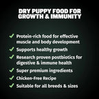 BULLY MAX HIGH PROTEIN & GROWTH WHOLESOME FORMULA FOR PUPPIES, Promotes Strong Muscle Development And Overall Health 120g