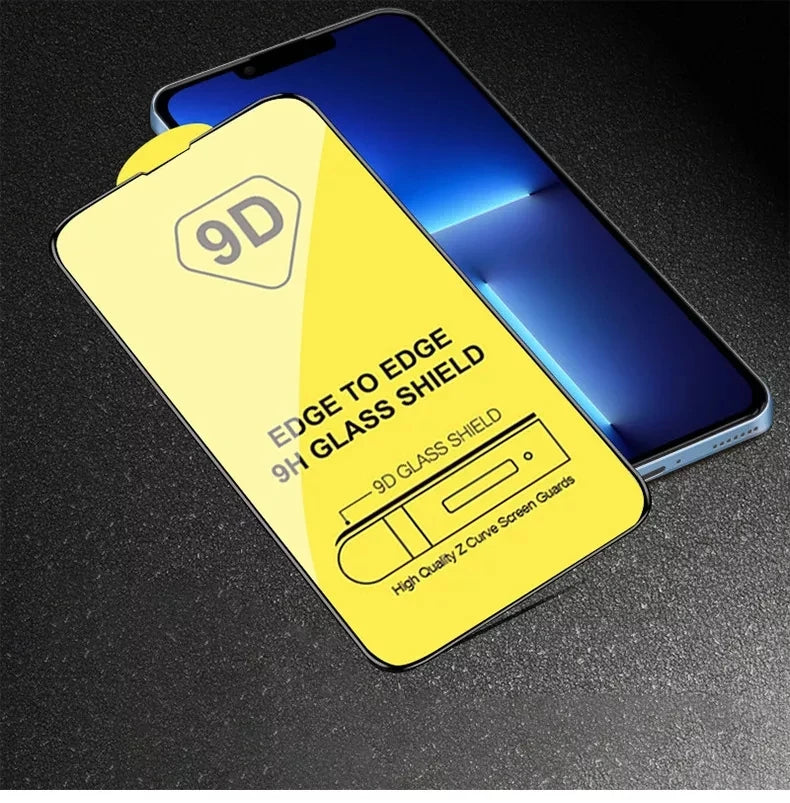 9D Tempered Glass 3-10PCS for iPhone 17/16/15/14/13/12/11 Pro Max,X/XS/XR/14/15/16/17 Air – Anti Fingerprint Screen Protector