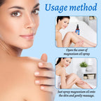Magnesium Body Oil Spray 60ml 10 Percent Mineral Rich Formula for Muscle and Skin Care Natural Chloride Solution