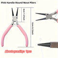 4/3/1pcs Iron Jewelry Pliers Tool Kit Includes Needle Round Wire Cutter And Curved Nose Pliers For Jewelry Beading Repair
