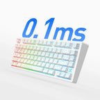 MCHOSE Jet75 Kailh Magnetic Switch 8kHz Polling Rate Magnetic Switch Gaming Keyboard Hall Effect Hot-Swappable Customized RGB