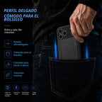 Case For iPhone 18 Pro Max 18 Pro 17 Pro Max 17 17e 16e Wallet Card Holder Slide Slot Slim Hard PC Heavy Duty Protective Cover