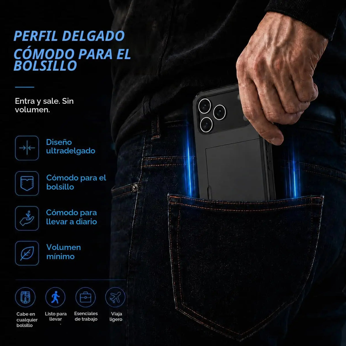 Case For iPhone 18 Pro Max 18 Pro 17 Pro Max 17 17e 16e Wallet Card Holder Slide Slot Slim Hard PC Heavy Duty Protective Cover