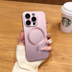 For Magsafe Magnetic Wireless Charge Case For iPhone 17 16 15 14 13 12 11 Pro Max Plus Air Silicone Glass Lens Protection Cover