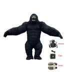 Cartoon Doll Costume 2.6-meter Inflatable Gorilla Mascot Costume Cartoon Doll King Kong Plush Party Advertisement and Role Playi