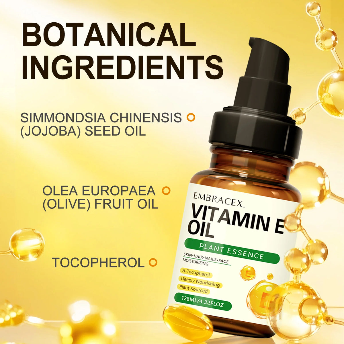 128ml Vitamin E Oil Gift To Friends/Non-alcoholic Ingredients