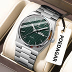 POEDAGAR Luxury Original Man Watch Waterproof Stainless Steel Luminous Men's Wristwatch Date Week Quartz Fashion Watches For Men