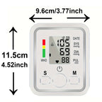 Upper Arm Automatic Blood Pressure Monitor BP Sphygmomanometer Pressure Meter Tonometer for Measuring Arterial Pressure