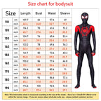 BEAST KINGDOM Spider Miles Morales Cosplay Halloween Jacket Bodysuit Mask Party Costume Suits Spider Miles Fantasy for Unisex