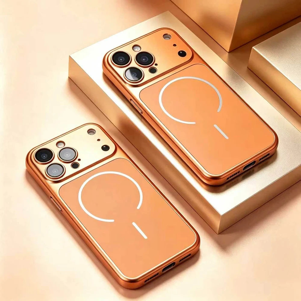 Luxury Matte Hard PC Shockproof for MagSafe Wireless Charge Case for IPhone 18 17 17Air 16 15 14 13 Pro Max Protection Cover