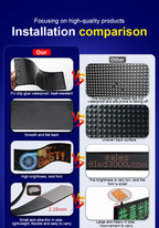 Multifunctional Bright Devil Eyes LED Light for Car Windshield Flexible Programmable Scrolling LED Display Bluetooth APP Control