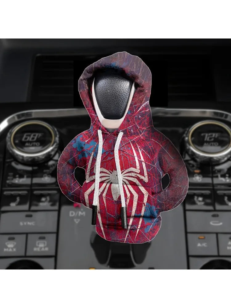 Gearbox Handle Hoodie Hot Night Sweatshirts Handbrake Cover Universal Car Gear Lever Knob Cover Gearshift Hoodie For Gearbox