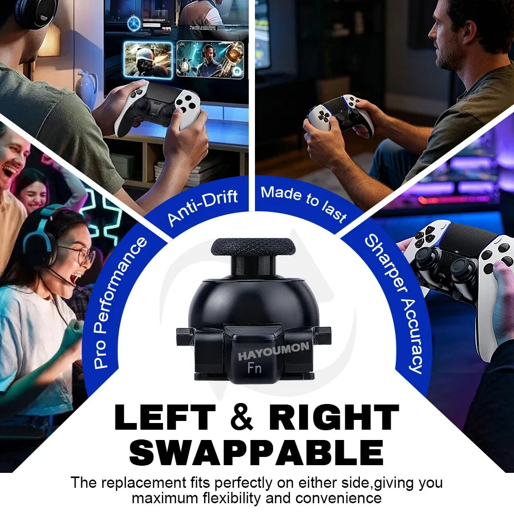 TMR Stick Module Replacement for PS5 Edge Controller For PS5 Edge Analog Joystick to Resolve Drift & Restore Pro Level Accuracy
