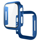 Tempered Glass+Cover For Apple Watch 11 10 9 8 7 46mm 42mm PC Bumper Screen Protector Case iWatch Series 7 6 5 4 SE3 44 40 45mm