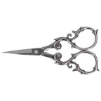 Portable Stainless Steel Retro Scissors Gourd Shape 4.3 Inch Embroidery Scissors Sewing Scissors Needlework Art