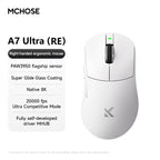 MCHOSE A7 Ultra RE Gaming Mouse 8000Hz Polling Rate Ergonomic Design 20000fps 42000DPI 750IPS Super Glide Coating 500mAh Battery