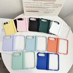 Luxury Dopamine Candy Color Matte Phone Case For iPhone Duo Fold Hinge Protection Ultra-thin Hard PC Cover For iPhone Duo Ultra
