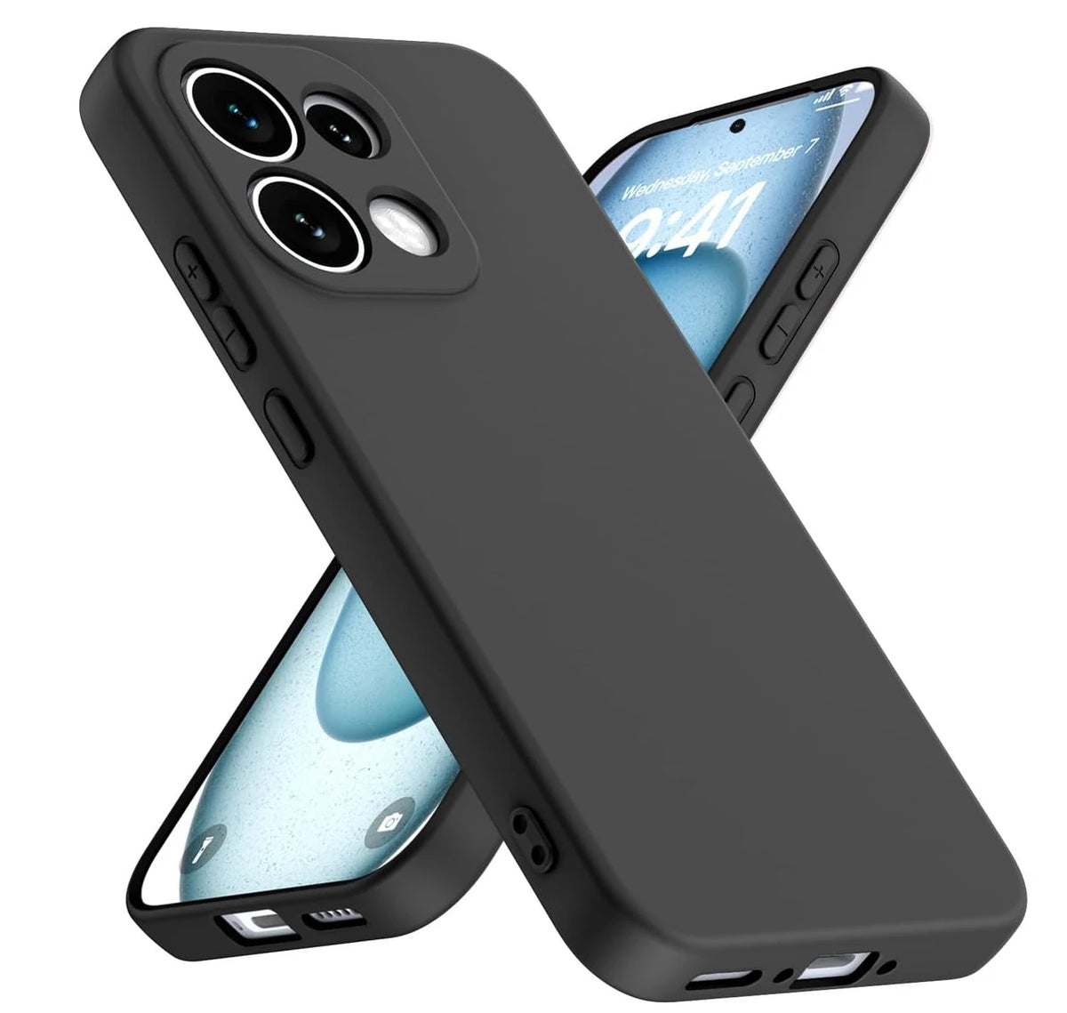 Flexible Liquid Silicone Case For Xiaomi Redmi 17 5G 4G  Protective Cover Colorful TPU Fundas Coque Capa
