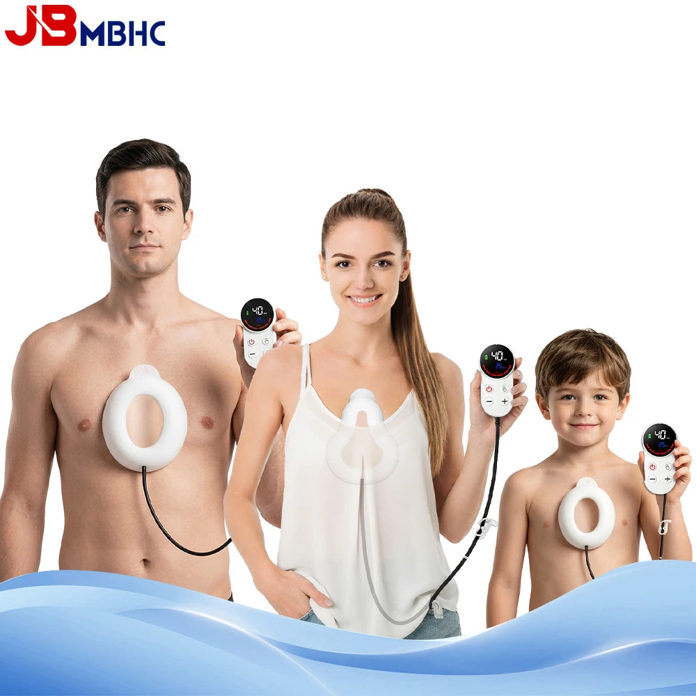 Pectus Excavatum Vacuum Bell Automatic Pump Sunken Chest Orthosis Brace