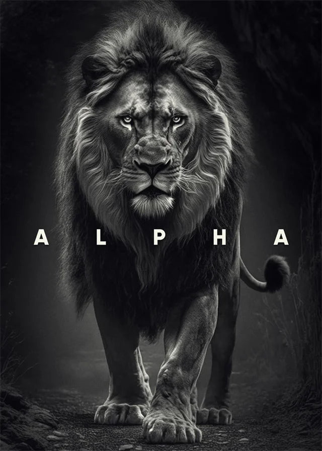 Animal Motivation Poster Panther Lion Motivational Canvas Posters Prints Canvas Painting Focus Conquer Fearless Mural Wall Decor