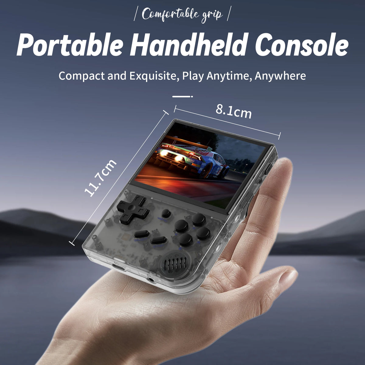 ANBERNIC RG35XX 2024 Retro Handheld Game Console Linux System HD TV Output 3.5 Inch IPS Screen 64G TF Card 5000+ Games 2600mA