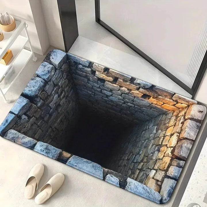 3D Stereoscopic Door Mat Washable Anti Slip Waterproof Floor Rug