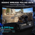 ATTACK SHARK R5 Ultra Carbon Fiber Wireless Gaming Mouse ,39g SUPERLIGHT , 8K Polling Rate, PAW3950MAX Sensor (42000 DPI),