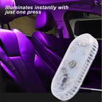 1 PC Multi Color Car Light Wireless LED Touch Light Roof Light Sensor Read Lamp Mini USB Charging Light Car Interior Accessories