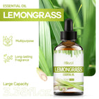 LEMONGRASS ESSENTIAL OIL a high-quality moisturizing nourishing massage oil with a refreshing scent, suitable for all skin types