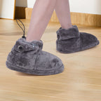 Heated Boots Heated Slippers Heating Pad Boots 1 Pair Thick Easy To Wear Fast Heating 5 Level Temperature for Office
