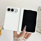 Luxury Skin Feel Frosted Matte Fold Phone Case For iPhone Duo Ultra 18 Fold Hinge Protective Ultra-thin PC Shockproof Hard Cover