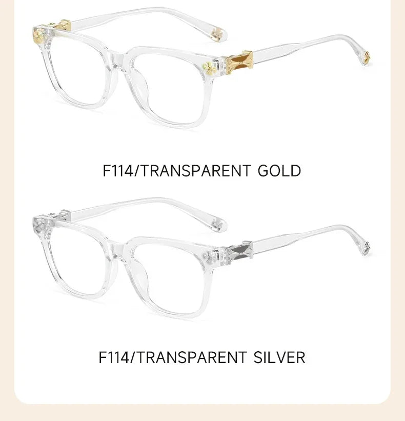 2026 BEAU FIVE Retro Square Blue Light Blocking Computer Glasses