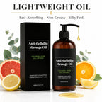 Anti-cellulite Body Massage Oil Natural Plant Essential OilRelaxing Soothing Moisturizing Skin Care Lightweight Non Greasy 240ml