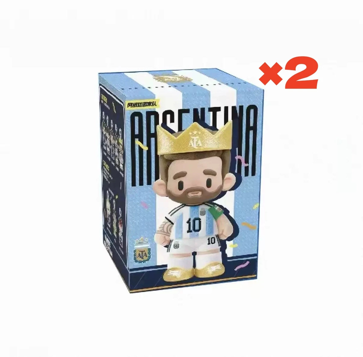 Original In-Stock Messi Argentina National Tea Player Series Vinyl Figurine Blind Box Pendant Collectible Ornament Toys Gifts