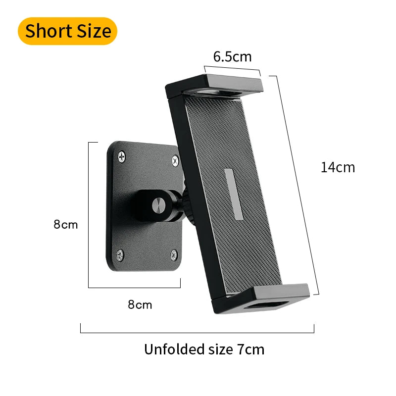 Adjustable Tablet and Phone Wall Mount Long Arm 360 Degree Rotating Holder