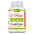 Neuropathy Support Supplement 600mg - Supports The Nervous System, Relieves Stress, Promotes Brain Function, and Boosts Energy