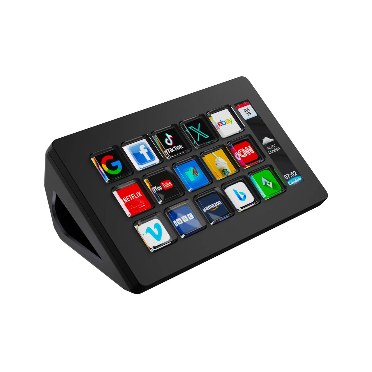Mirabox 293S Stream Deck 15 LCD Keys Button Live Console Mini Keypad StreamDeck Deck Dock MacroPad Stream Desk Studio Controller